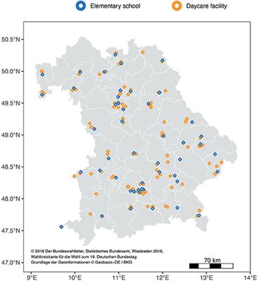 Surveillance of Acute SARS-CoV-2 Infections in Elementary Schools and Daycare Facilities in Bavaria, Germany (09/2020–03/2021)